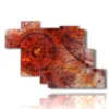 quadri moderni con rosso antico - version: 7 pannelli 150x102cm