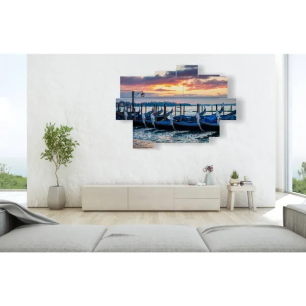 Venetian paintings at sunset