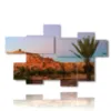 painting with photos of morocco - version: 7 pannelli 175x108cm
