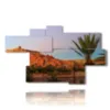 painting with photos of morocco - version: 7 pannelli 180x106cm