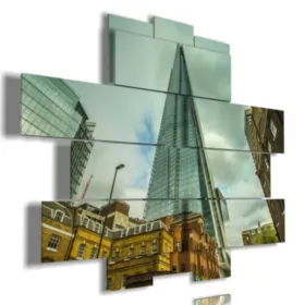 Tableau avec une photo de Londres.