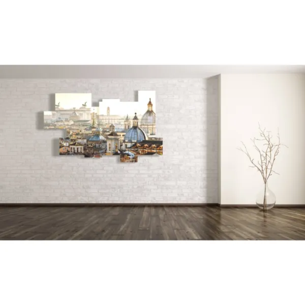 Paintings, wall murals, and roofs of Rome