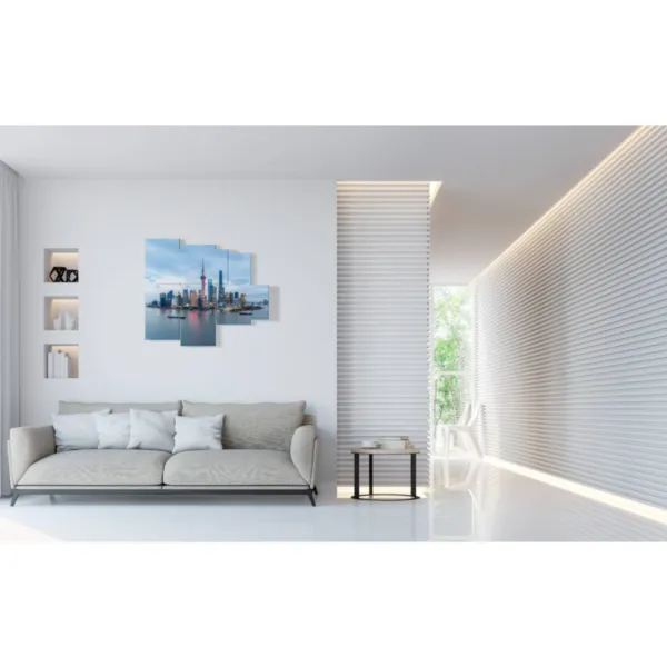 Decoración del horizonte de Shanghái