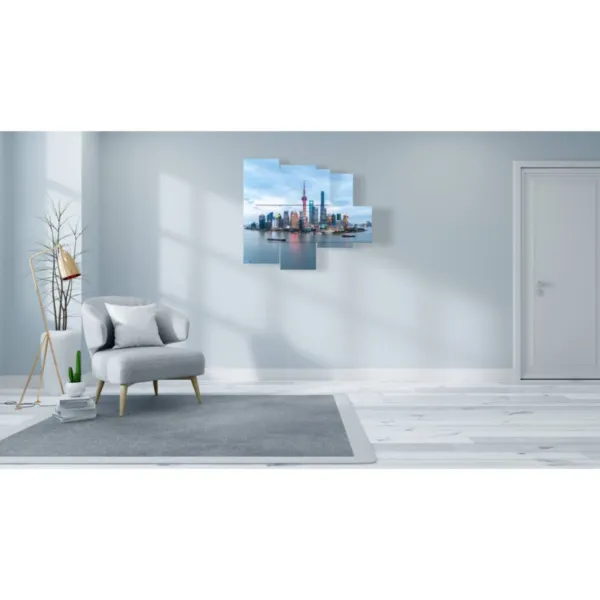 Paintings of the Shanghai skyline