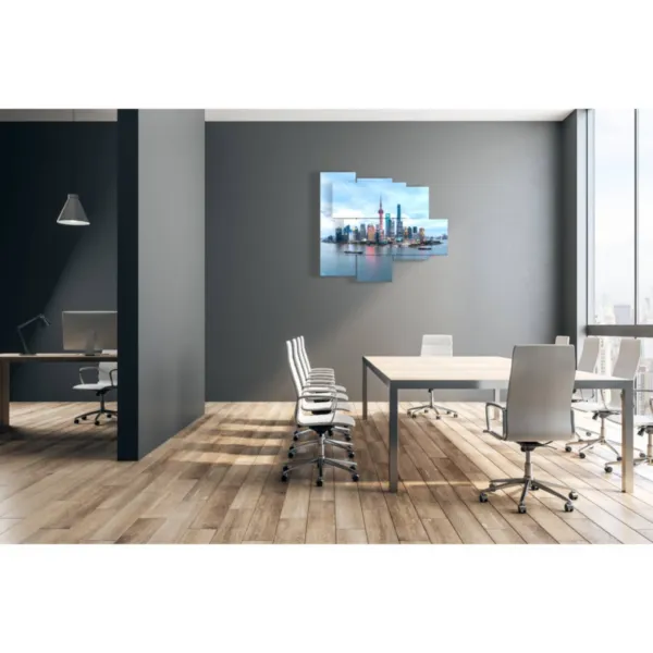 Wandkunst Shanghai Skyline