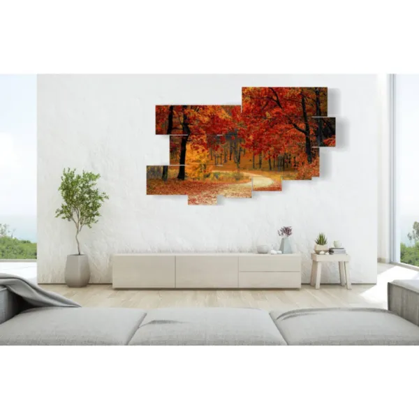 tableaux d''automne sur papier