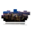bild mit foto skyline von hongkong - version: 15 pannelli 250x112cm