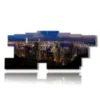 bild mit foto skyline von hongkong - version: 13 pannelli 239x101cm