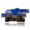 painting with photos hong kong skyline - version: 10 pannelli 212x111cm