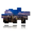 painting with photos hong kong skyline - version: 10 pannelli 200x113cm