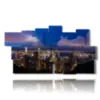 painting with photos hong kong skyline - version: 11 pannelli 197x106cm