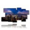 tableau avec photos horizon de hong kong - version: 9 pannelli 184x100cm