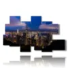 painting with photos hong kong skyline - version: 8 pannelli 171x100cm