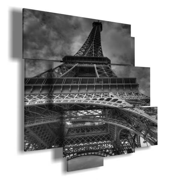 Parigi quadri famosi Torre Eiffel bianco e nero
