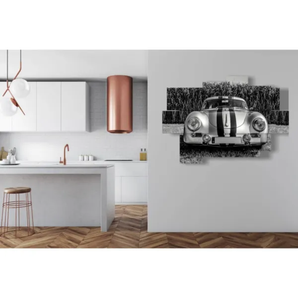 white and black vintage paintings