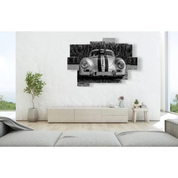 Black and white vintage paintings