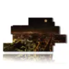 painting with photos london night full moon - version: 12 pannelli 220x119cm