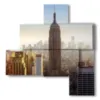 vue de dessus du tableau de new york - version: 4 pannelli 103x107cm