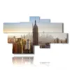 vue de dessus du tableau de new york - version: 8 pannelli 184x108cm