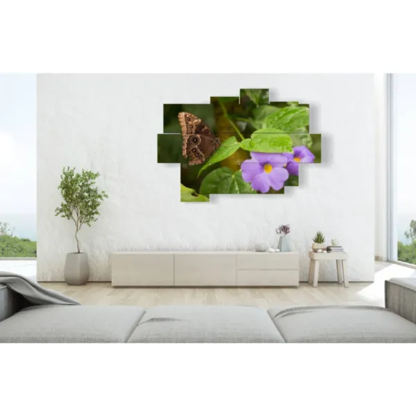 Imprime mariposas violetas