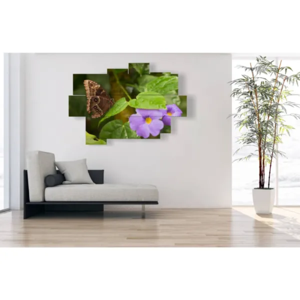 stampe farfalle viola