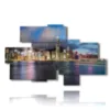photos of hong kong palaces from the sea in a wonderful painting - version: 8 pannelli 184x113cm