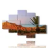 tableau avec photos du maroc - version: 6 pannelli 146x94cm