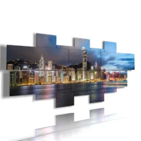 Fotos von Wolkenkratzern in Hongkong