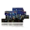 bild mit foto der stadt hongkong von oben gesehen - version: 12 pannelli 220x119cm
