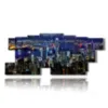 painting with photos of the city of hong kong seen from above - version: 13 pannelli 239x101cm