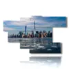 new york painting coming from the sea - version: 7 pannelli 172x103cm