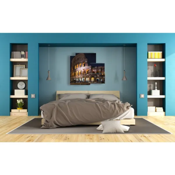 Nighttime views of the Colosseum paintings