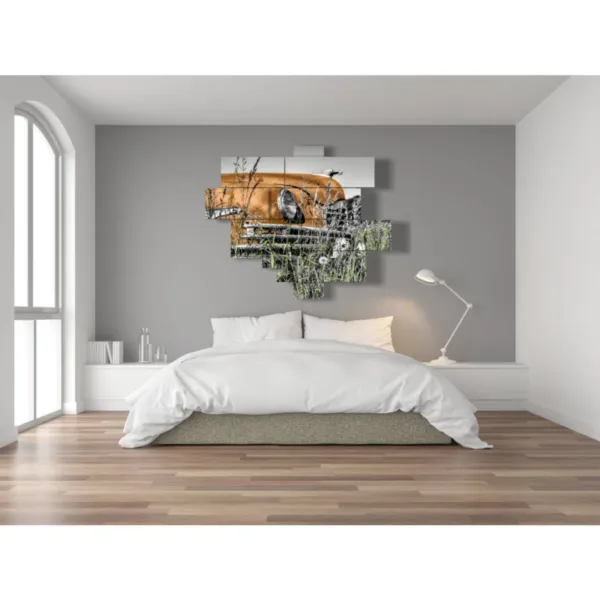 Oldtimer-Modelle in Orange