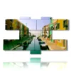 tableaux de venise celebres a burano - version: 7 pannelli 176x102cm
