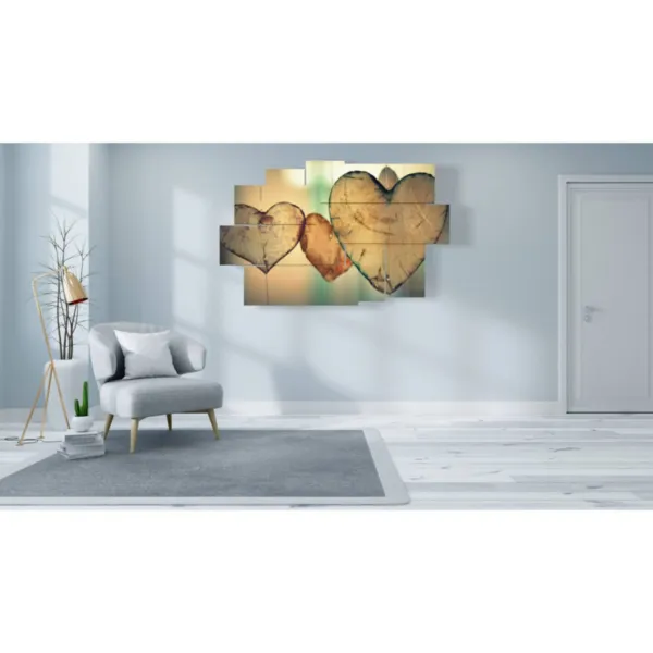 Design paintings with hearts