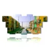 venice famous paintings in burano - version: 12 pannelli 232x107cm