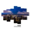 bild mit foto skyline von hongkong - version: 15 pannelli 232x153cm