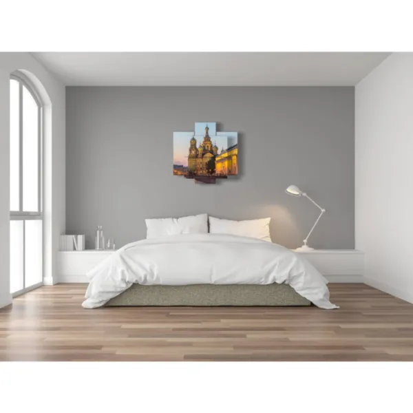 Plakat für die Kirche in Sankt Petersburg