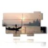paintings venice lagoon at sunset - version: 10 pannelli 190x110cm