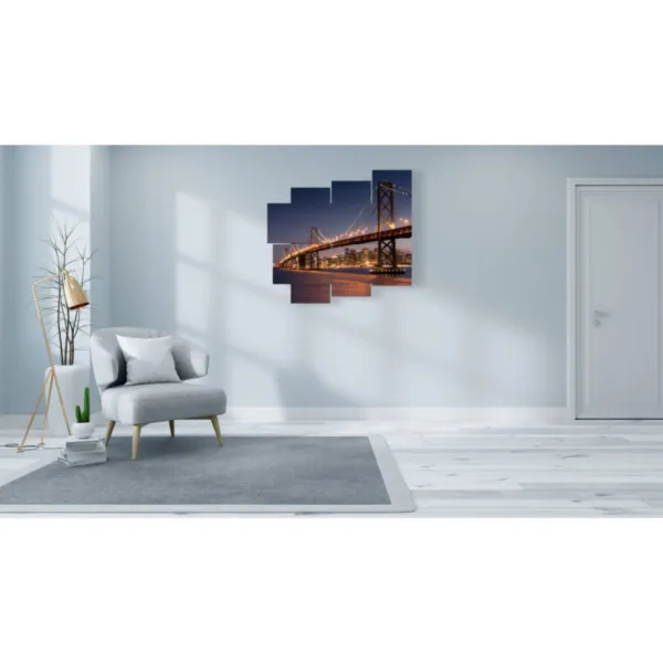 quadro golden gate notturno