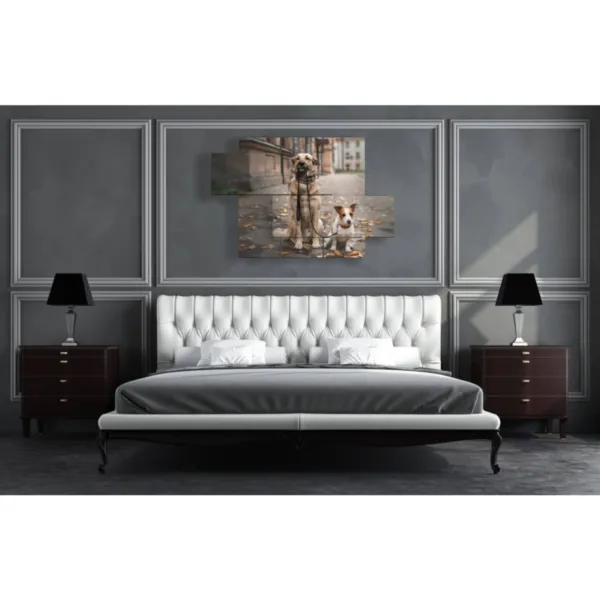 tableaux avec des chiens