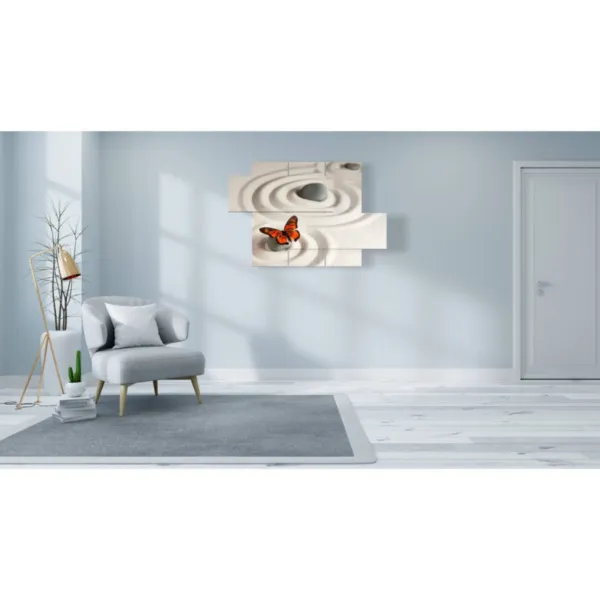 Butterfly paintings in laminate