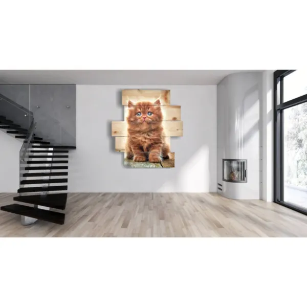 künstlerische Drucke mit Katzen