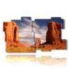 tableau avec photos de paysages a monument valley - version: 11 pannelli 184x104cm