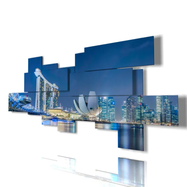 Singapur Foto Meer Drucke