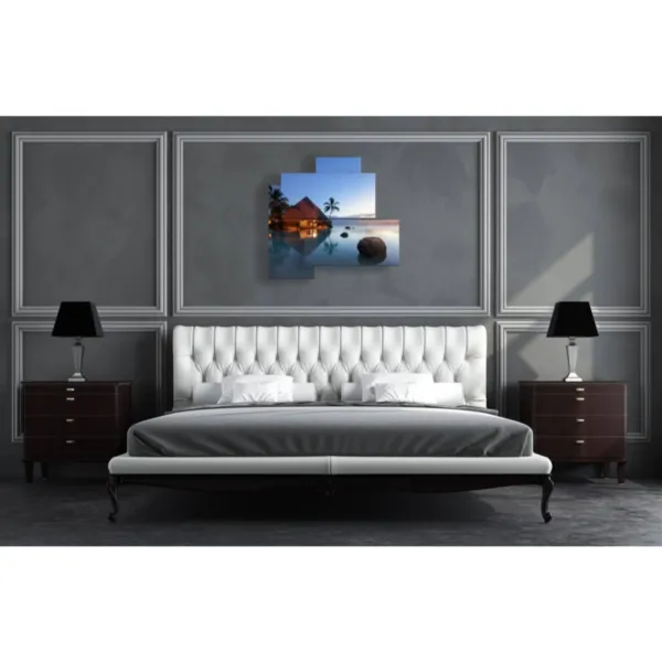 Gemälde mit verzauberten Wäldern