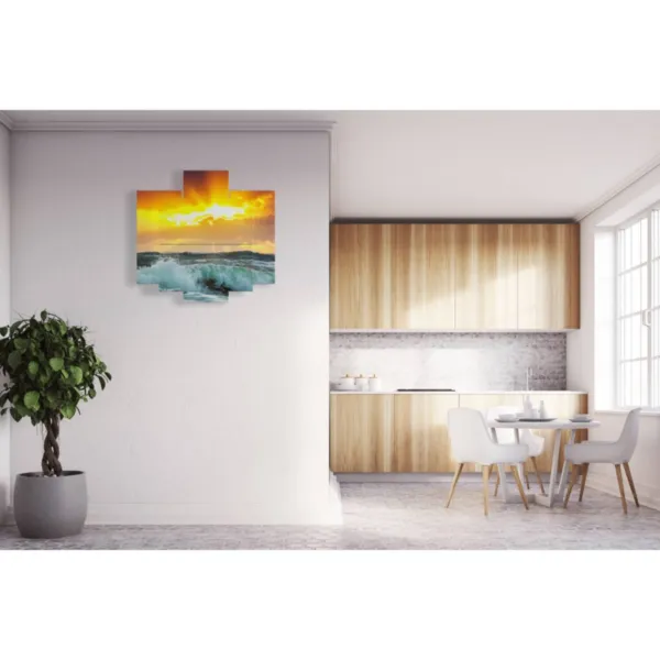 Seascape with rough waters for sale