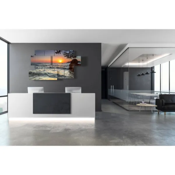 Landschaften beim Sonnenuntergang