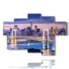 painting over the city of tokyo - version: 6 pannelli 136x91cm