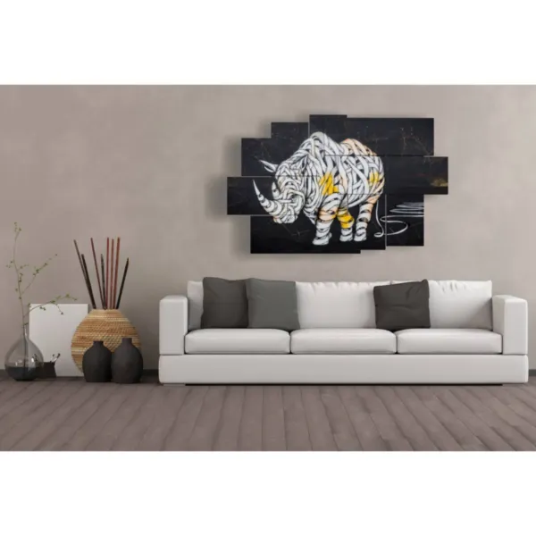 cuadros abstractos y animales decoración